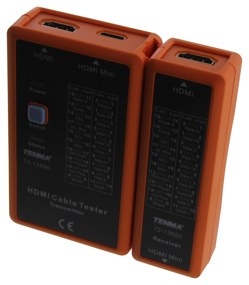 TENMA 72-13550 Cable Continuity Tester, Network, 95 mm W x 27 mm D x 102 mm H