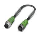 PHOENIX CONTACT 1693571 Sensor Cable, 4 Pos, M12 Plug, M12 Receptacle, 4 Positions, 2 m, 6.6 ft