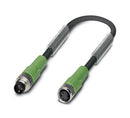 PHOENIX CONTACT 1693319 Sensor Cable, M8 Plug, M8 Receptacle, 3 Positions, 5 m, 16.4 ft