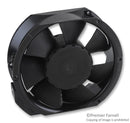 EBM-PAPST 6424H 6424H DC Axial Fan 24 V Rectangular With Rounded Ends 172 mm 51 Ball Bearing 282.5 CFM