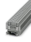 PHOENIX CONTACT 3100062 DIN Rail Mount Terminal Block, 4 Ways, 24 AWG, 12 AWG, 2.5 mm², Screw, 1 A