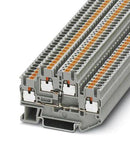 PHOENIX CONTACT 3210936 DIN Rail Mount Terminal Block, Diode, 4 Ways, 26 AWG, 12 AWG, 2.5 mm², Push In, 20 A