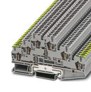 PHOENIX CONTACT 3036097 DIN Rail Mount Terminal Block, 6 Ways, 28 AWG, 12 AWG, 2.5 mm², Clamp, 24 A