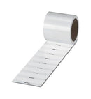 PHOENIX CONTACT 0800008 Label, Thermal Transfer Printable, 12.5 mm, 31 mm, Polyester, White