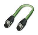 PHOENIX CONTACT 1407525 Sensor Cable, 4P, M12 Plug, M12 Plug, 4 Positions, 2 m, 6.6 ft