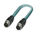 PHOENIX CONTACT 1407379 Sensor Cable, 4P, M12 Plug, M12 Plug, 4 Positions, 10 m, 33 ft