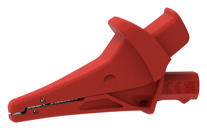 CAL TEST ELECTRONICS CT4501-2 ALLIGATOR CLIP, RED, 20A, 1.2"