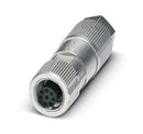 PHOENIX CONTACT 1414611 Sensor Connector, M12, Female, 8 Positions, IDC / IDT Socket, Straight Cable Mount