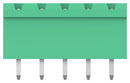 TE CONNECTIVITY - BUCHANAN 2351885-4 Terminal Block, Header, 5 mm, 4 Ways, 16 A, 300 V, Through Hole Vertical