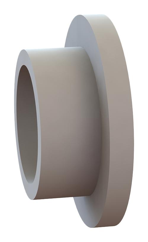 ESSENTRA COMPONENTS MNIM3-1.0 SHOULDER WASHER, M3, 7.1MM OD, NAT, PA66