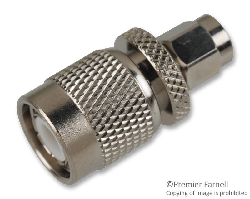 AMPHENOL RF 242106 RF/COAXIAL ADAPTER, SMA PLUG-TNC PLUG