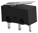 TE CONNECTIVITY - ALCOSWITCH SAJ101XHL0N74SDTPTQ Microswitch, Ultra Subminiature, Hinge Lever, SPDT, PC Pin, 100 mA, 30 V