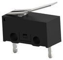 TE CONNECTIVITY - ALCOSWITCH SAJ101XBL0N74SNCPTQ Microswitch, Ultra Subminiature, Bend Lever, SPST-NC, PC Pin, 100 mA, 30 V