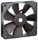 EBM-PAPST 4412F/2 DC Axial Fan, 12 V, Square, 119 mm, 25 mm, Ball Bearing, 100.1 CFM