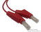 RADIALL R948151600 Test Lead, 4mm Banana Plug to 4mm Banana Plug, Red, 750 Vrms, 15 A, 1 m