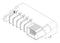 MOLEX 219562-0019 Rectangular Power Connector, 4P+30S, R/A, 34 Contacts, Guardian HD 219562 Series, PCB Mount