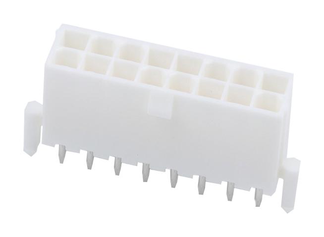 MOLEX 46015-1609 Pin Header, Power, Wire-to-Board, 4.2 mm, 2 Rows, 16 Contacts, Through Hole Straight