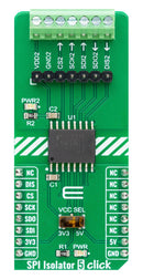 MIKROELEKTRONIKA MIKROE-5179 Add-On Board, SPI Isolator 5 Click, MikroE mikroBUS Compatible Development Boards