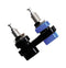 POMONA 5233-0 Banana Test Connector, Jack, Panel Mount, 15 A, 2.5 kV, Tin Plated Contacts, Black, Blue
