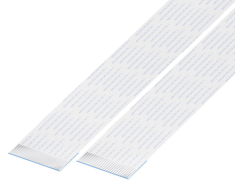 GCT 10-25-A-0152-C-4-08-4-T FFC / FPC Cable, 25 Core, 1 mm, Same Sided Contacts, 6 ", 152 mm, White