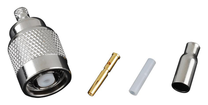 AMPHENOL RF 122116RP RF/COAXIAL, TNC RP PLUG, STRAIGHT, CRIMP