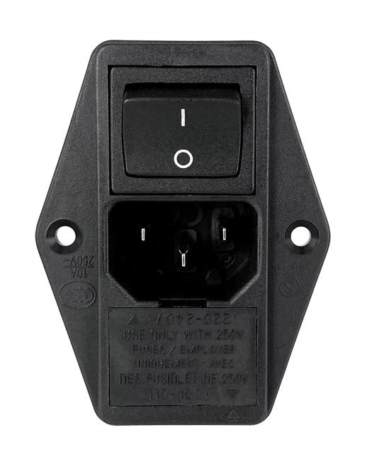 Qualtek Electronics 864-10/009 864-10/009 PWR Entry MOD IEC C14 10A 115/250V