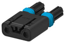 TE CONNECTIVITY 2106135-2 Lighting Connector, SlimSeal Series, 2 Contacts, Plug, 3.5 mm, Crimp, 1 Rows