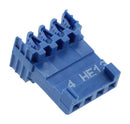 TE CONNECTIVITY - AMP 281709-4 Connector Housing, AMPMODU HE13, Receptacle, 4 Ways, 2.54 mm, AMPMODU HE13 Series Socket Contatcs