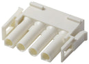 TE CONNECTIVITY 926298-6 Connector Housing, Universal MATE-N-LOK, Plug, 4 Ways, 6.35 mm