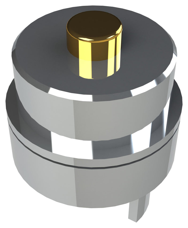 EDAC 686B02222030B1E Magnetic Connector, 1 Contacts, Receptacle, Straight, 2 A, White