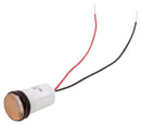 DIALIGHT 557-1705-203F. INDICATOR, LED PANEL MNT, YELLOW, 24V