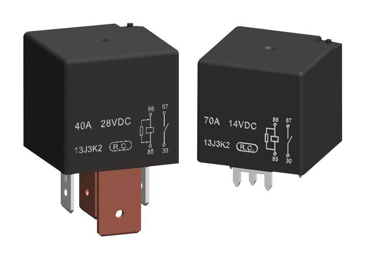 MULTICOMP PRO MPCMA35H-DC12V-A-R Automotive Relay, 12 VDC, 70 A, SPST-NO, Through Hole, Quick Connect, MP Automotive Relays