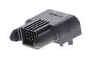 MOLEX 46437-3130 Rectangular Power Connector, R/A, 25 Contacts, Ten60 46437 Series, PCB Mount, Press Fit, 2 mm, Plug
