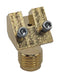 MUELLER ELECTRIC BU-1420711281 RF / Coaxial Connector, SMA Coaxial, 45&deg; Angle Jack, Board Edge / End Launch, 50 ohm, Brass