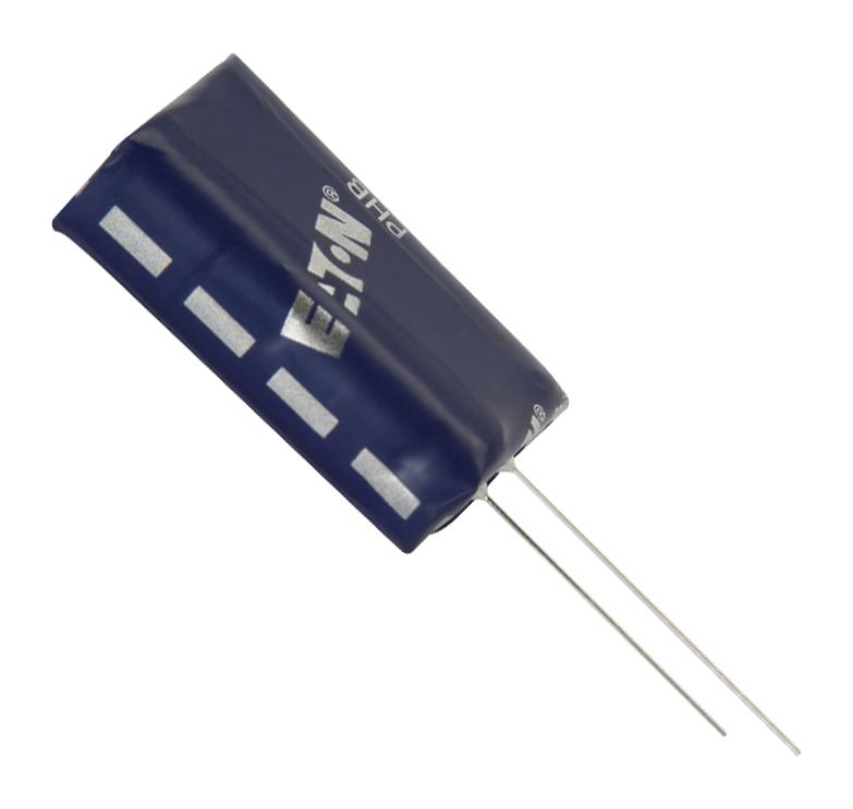 EATON ELECTRONICS PHB-5R0V305-R Supercapacitor, Vertical, 3 F, 5 V, Radial Leaded, -10%, +30%, 11.8 mm, 1000 hours @ 70&deg;C