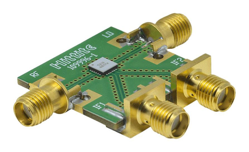 ANALOG DEVICES EV1HMC521ALC4 Evaluation Board, HMC521ALC4, 8.5GHz to 13.5GHz, GaAs, MMIC, Quadrature Mixer