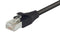 L-COM TRD695SCR-BLK-5 Ethernet Cable, Cat6, RJ45 Plug to RJ45 Plug, STP (Shielded Twisted Pair), Black, 1.52 m, 5 ft