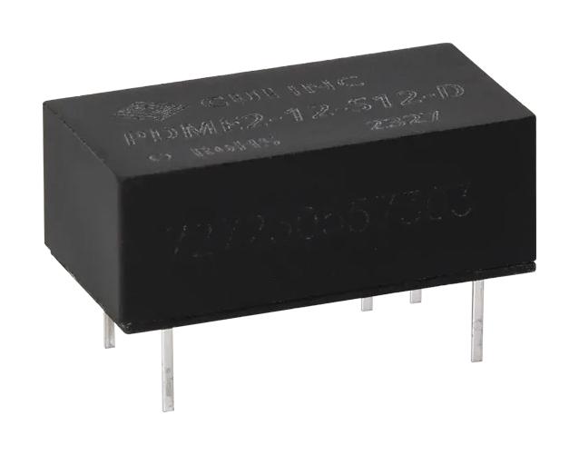 CUI PDME2-12-S12-D Isolated Through Hole DC/DC Converter, ITE, 1:1, 2 W, 1 Output, 12 VDC, 167 mA