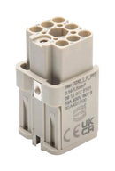 HARTING 09120075101 HEAVY DUTY INSERT, RCPT, 7POS, 10A