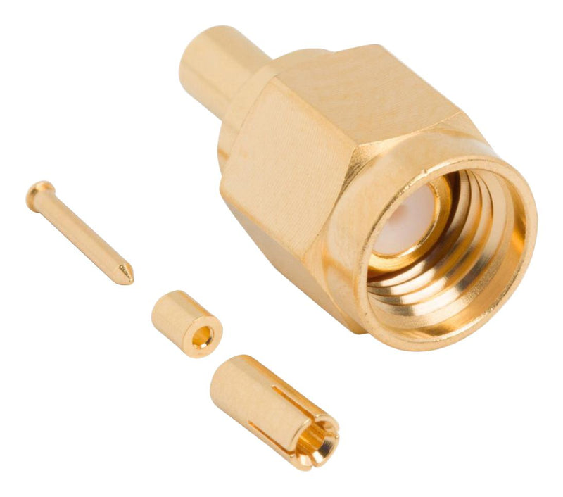 AMPHENOL RF 901-10107 RF CONN, SMA PLUG, 50 OHM