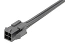 MOLEX 214758-1043 Cable Assembly, Micro-Fit 3.0 Plug to Free End, 4 Ways, 3 mm, 2 Row, 600 mm, 23.6 "