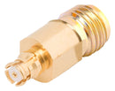 AMPHENOL SV MICROWAVE 1112-6217 RF / Coaxial Adapter, SMP, Jack, 2.4mm Coaxial, Jack, Straight Adapter, 50 ohm