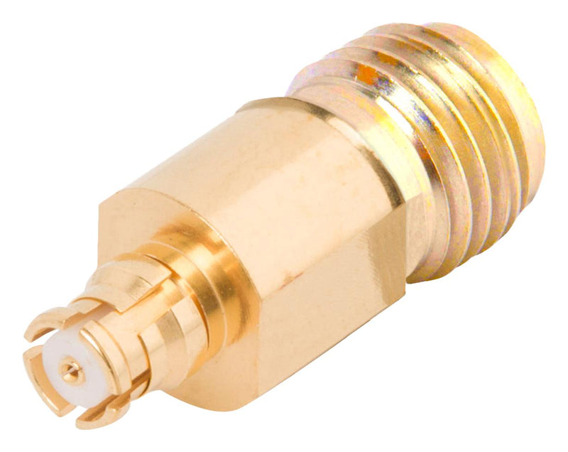 AMPHENOL SV MICROWAVE 1112-6217 RF / Coaxial Adapter, SMP, Jack, 2.4mm Coaxial, Jack, Straight Adapter, 50 ohm