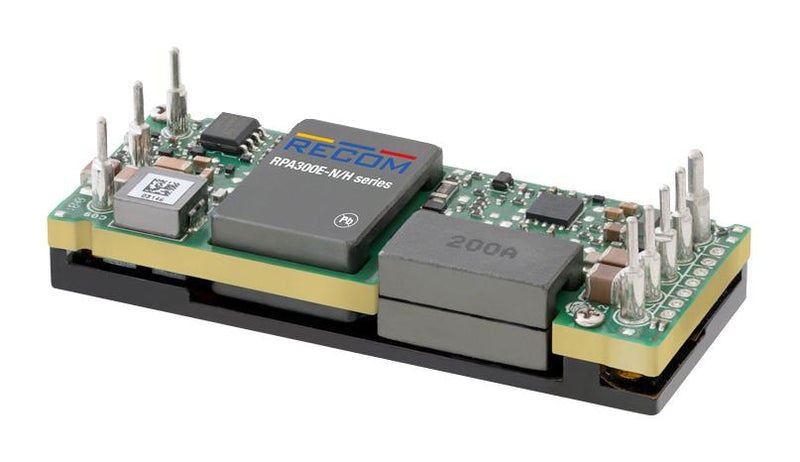 RECOM POWER RPA300E-4832S/N/H Isolated Through Hole DC/DC Converter, ITE, Eighth Brick, 300 W, 1 Output, 32 V