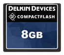DELKIN DEVICES CF08APSGS-FD000-D Flash Memory Card, Compact Flash Card, 8 GB, 5 V, 0 &deg;C, 70 &deg;C, C650 Series