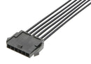 MOLEX 214750-2051 Cable Assembly, Micro-Fit 3.0 Receptacle to Micro-Fit 3.0 Receptacle, 5 Ways, 3 mm, 1 Row, 150 mm