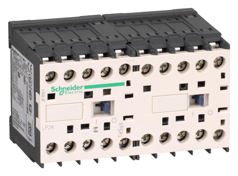 SCHNEIDER ELECTRIC LP2K09105BD Relay Contactor, TeSys K Series, 3PST-NO, 3P, 9 A at 440 VAC, 4 kW at 690 VAC