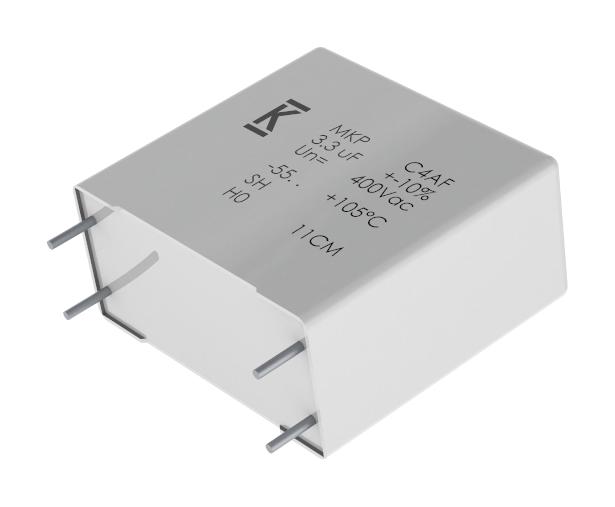 KEMET C4ASNBW4400A3NJ Power Film Capacitor, Metallized PP, Radial Box - 4 Pin, 4 &micro;F, &plusmn; 5%, Snubber, Through Hole