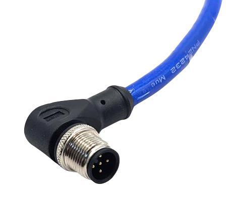 MUELLER ELECTRIC C5B82M002 CBL ASSY, 5P R/A M12 PLUG-FREE END, 6.6