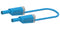 MULTICOMP PRO MP771095 Banana Test Lead, 4mm Banana Plug, Stackable, 4mm Stackable Banana Plug, 2.32 ", 59 mm, Blue